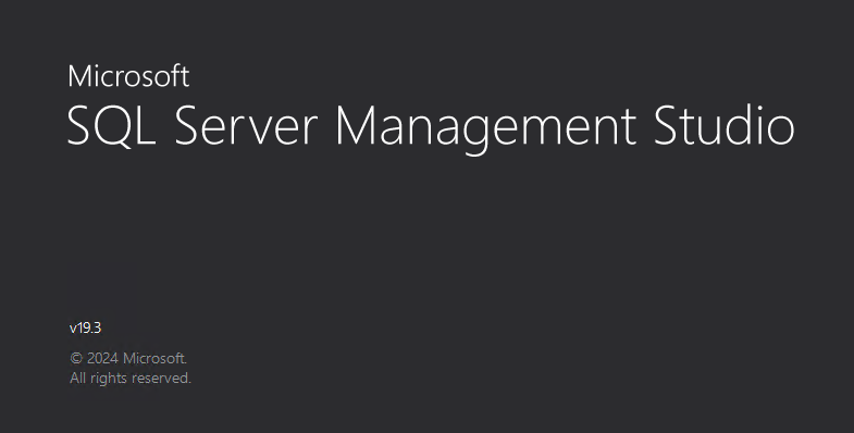 Launch SSMS